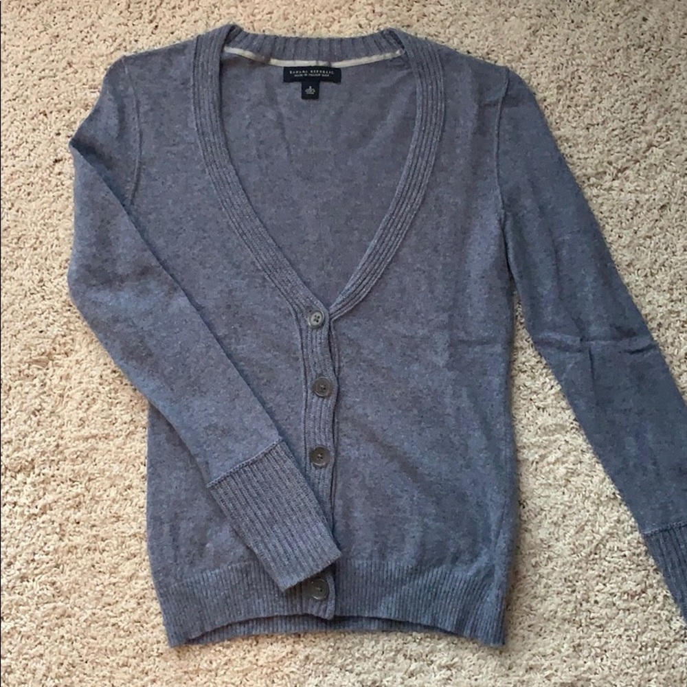 Banana Republic Small wool button up cardigan